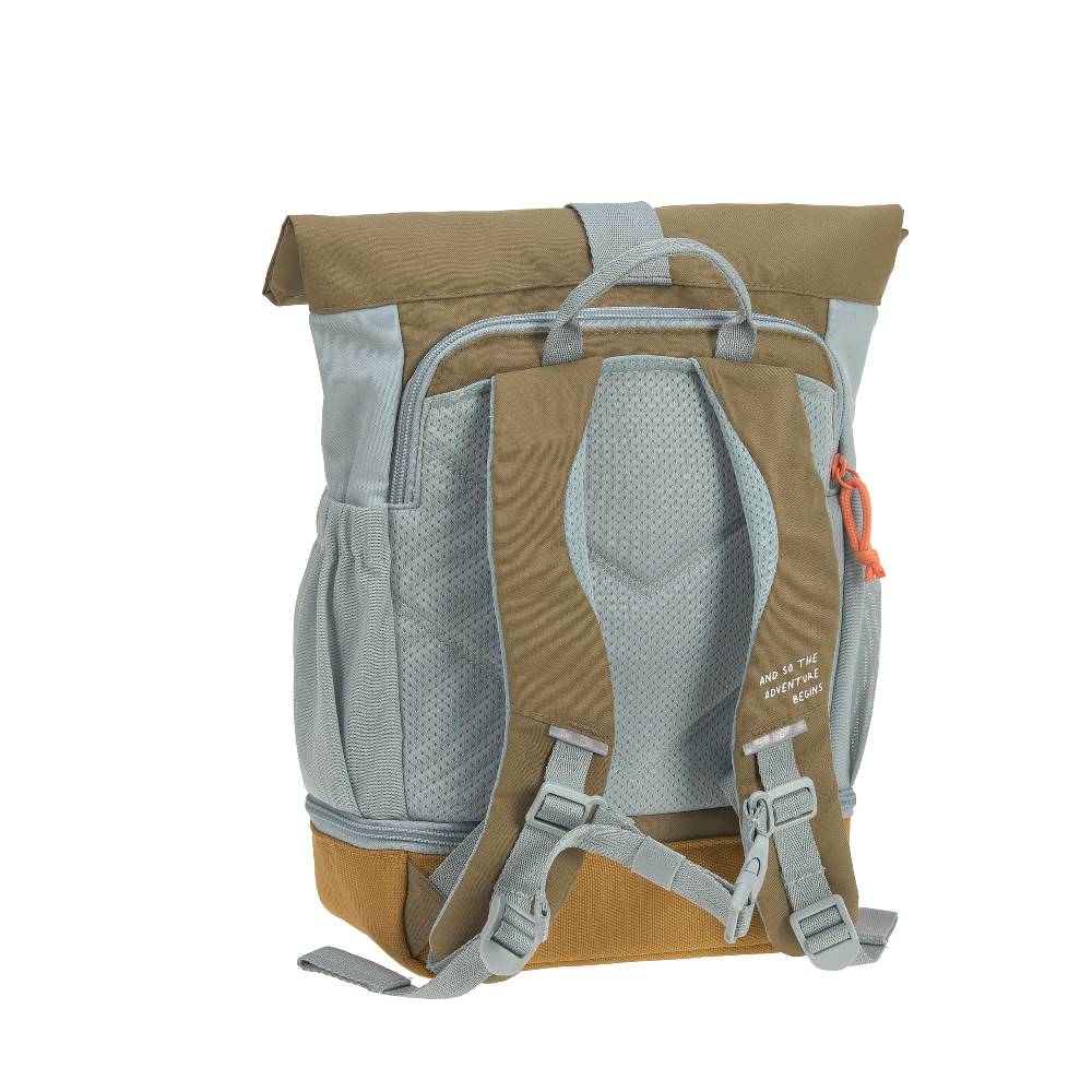 Lässig Kindergartenrucksack Rolltop - Nature, Hellblau Lagerräumung