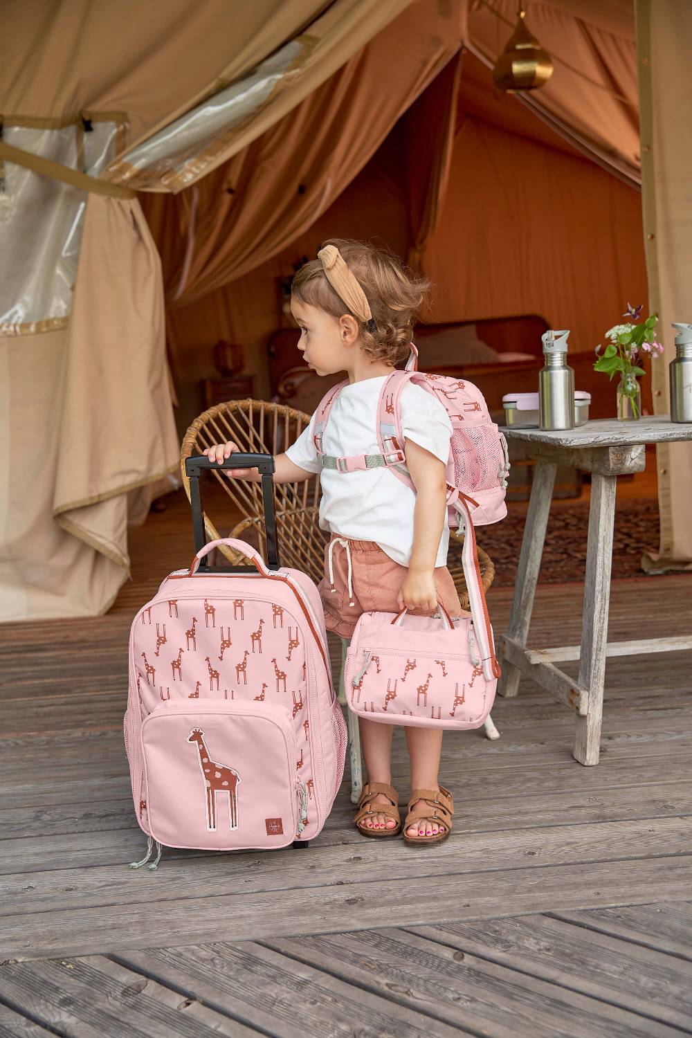 Lässig Kulturbeutel Kinder - Mini Washbag, Safari Giraffe Top Angebot