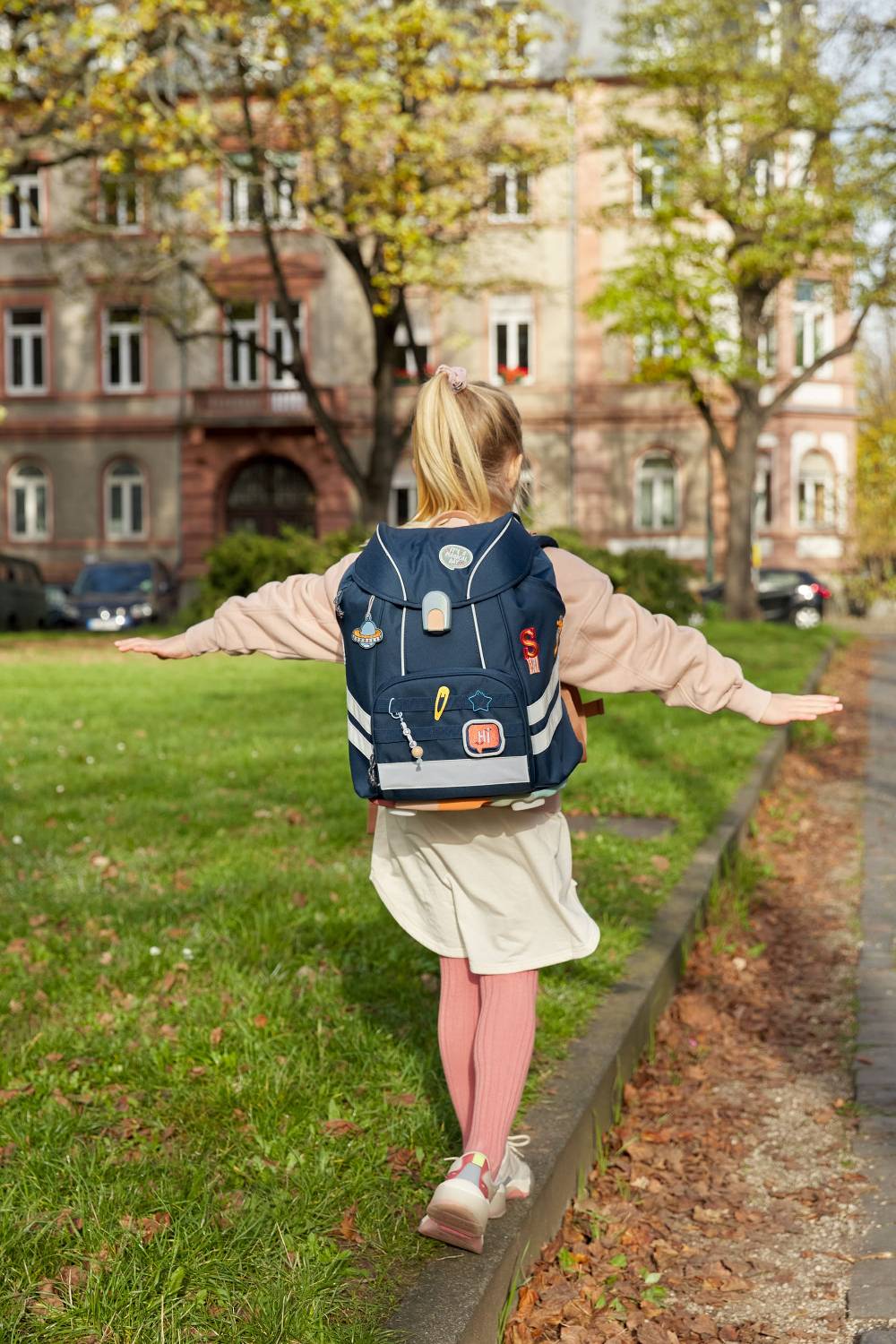 Lässig Textil-Sticker (3 Stk) - Schul Set Unique, Fahrrad Online Outlet