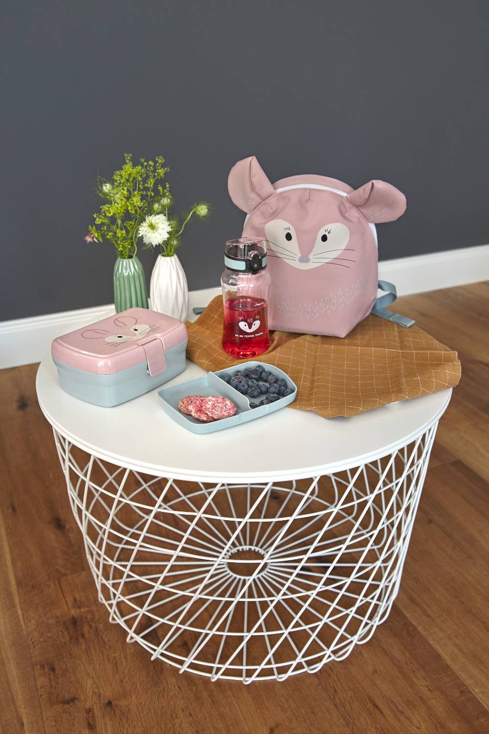 Lässig Kindergartenrucksack Tiny - Chinchilla, Rosa Kauf eins, bekomm eins gratis