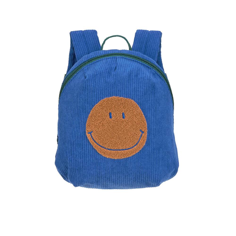 Lässig Kindergartenrucksack Tiny Cord - Little Gang, Smile, Blau