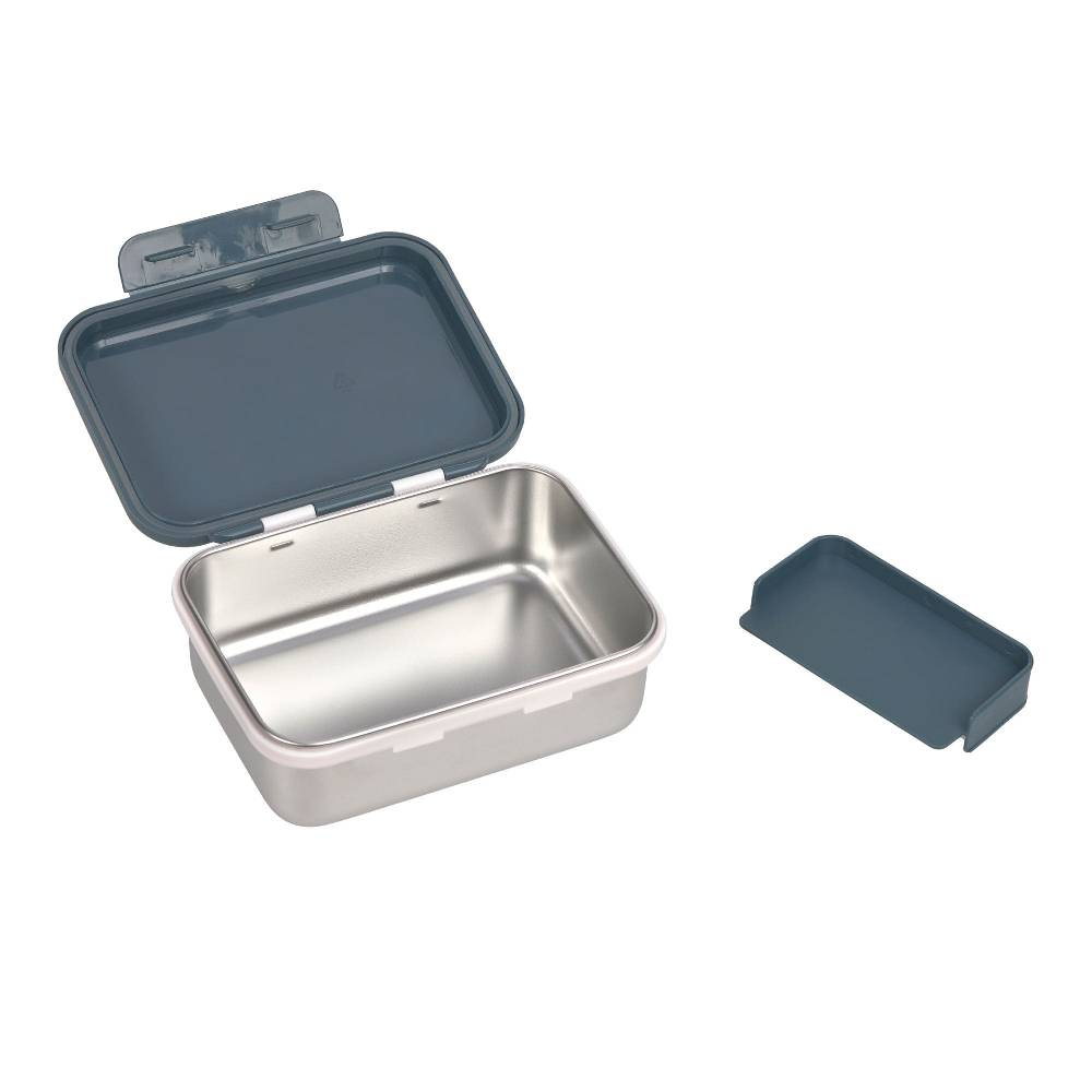 Lässig Kinder Brotdose Edelstahl - Lunchbox, Happy Prints, Dunkelblau JETZT KAUFEN