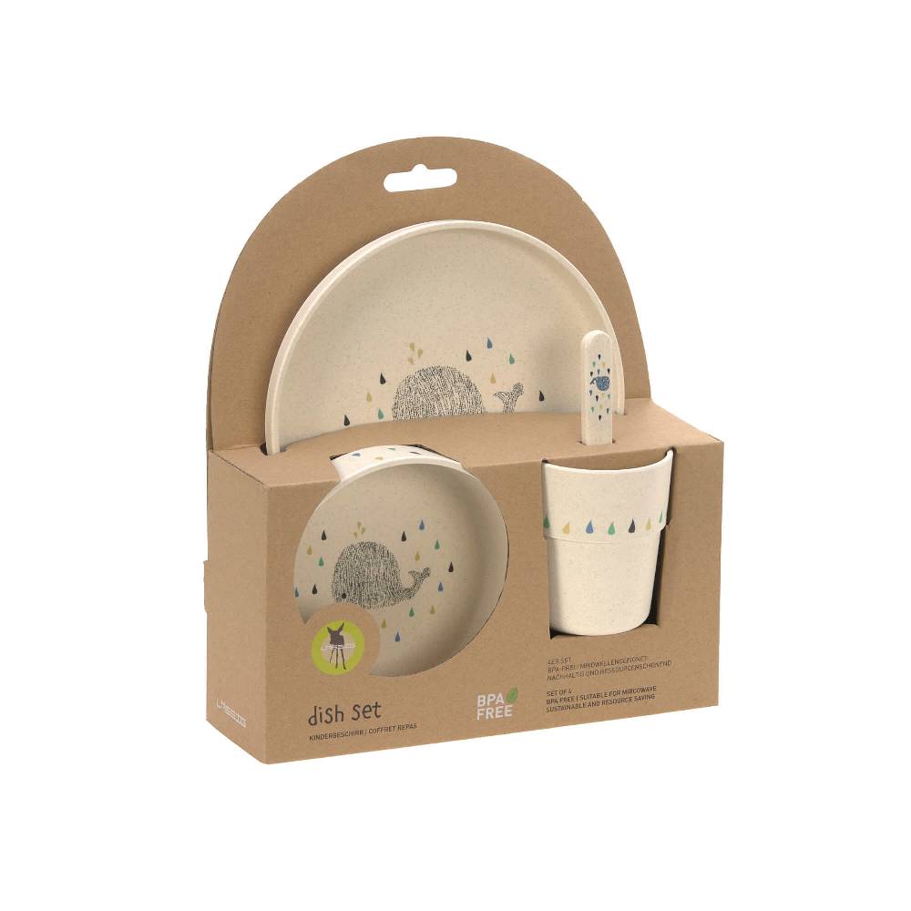 Lässig Kindergeschirr Set - Little Water, Wal Letzter Tag