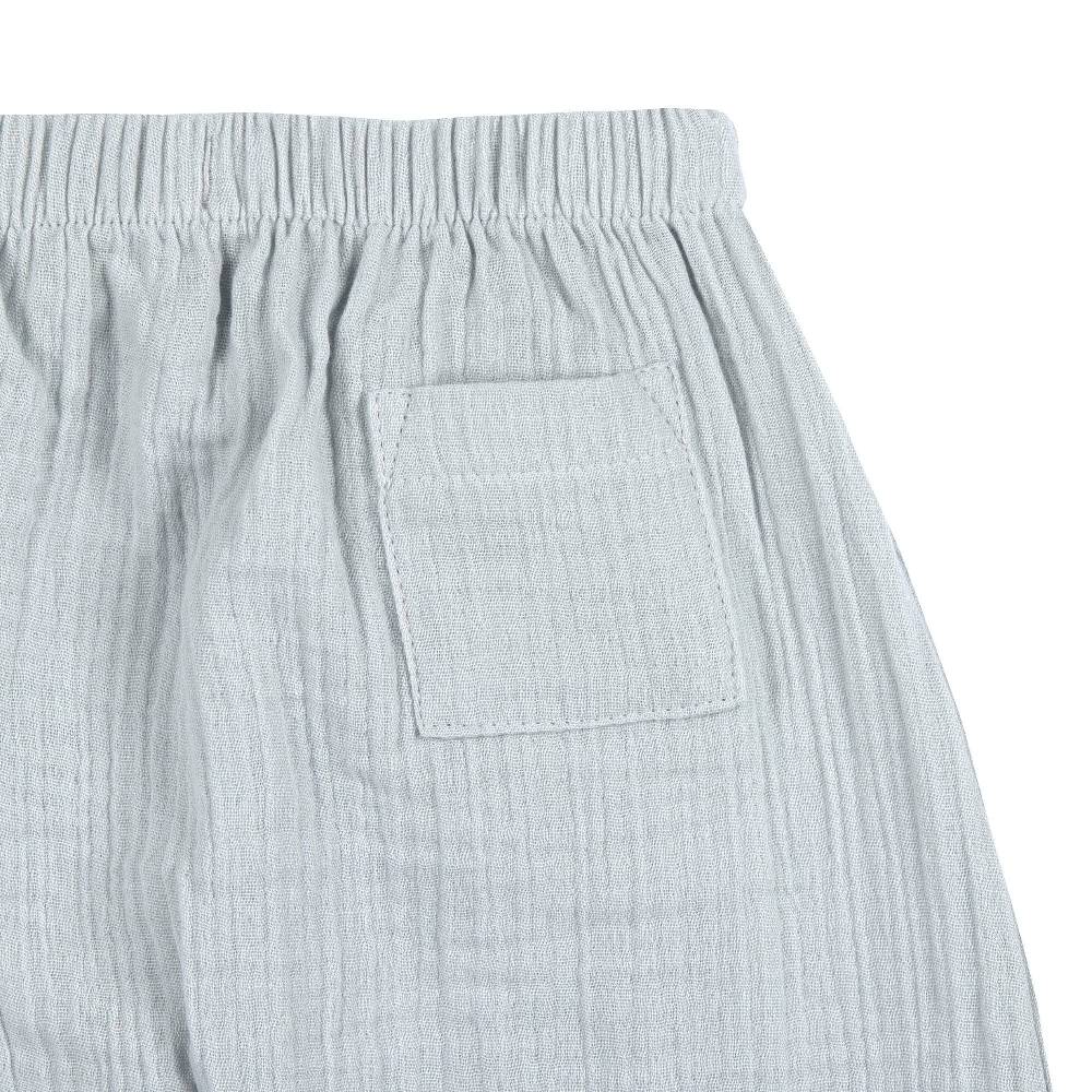 Lässig Musselin Pumphose - Bio Baumwolle, Blau Discount Store für neue Produkte