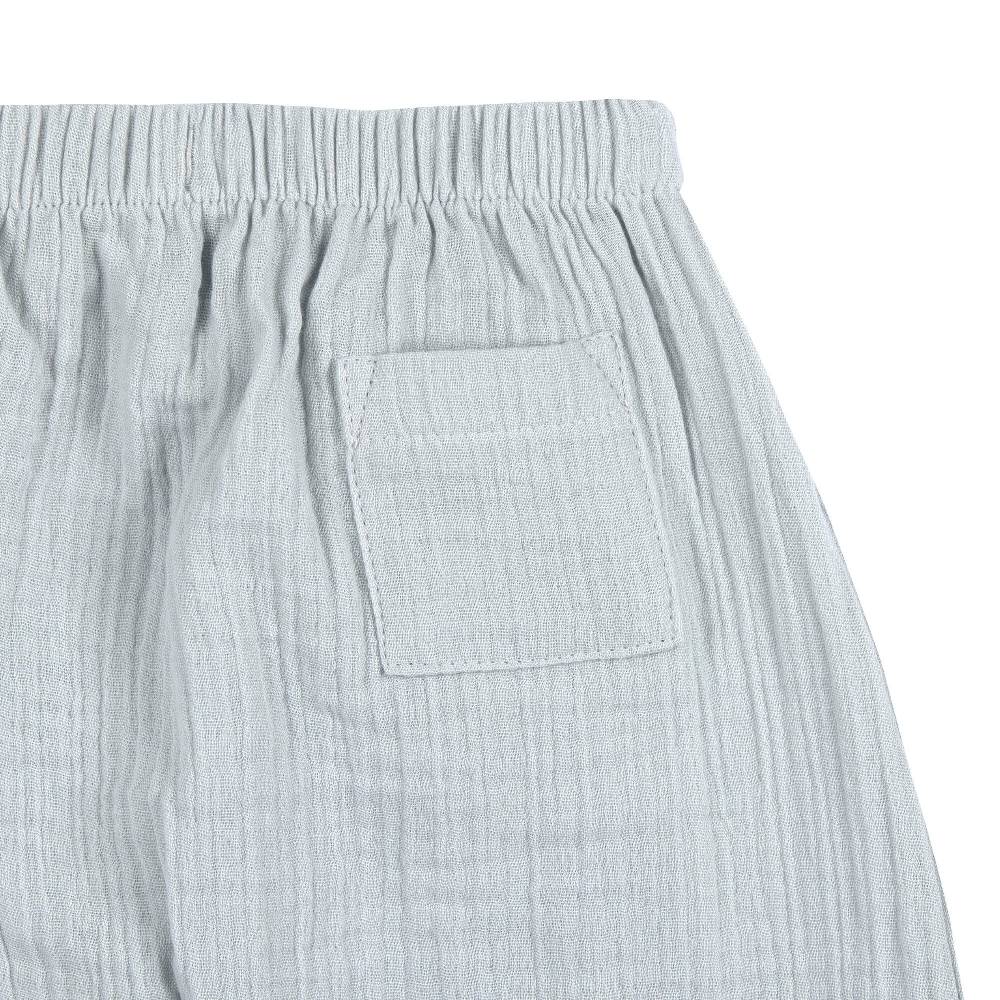 Lässig Musselin Pumphose - Bio Baumwolle, Blau Discount Store für neue Produkte