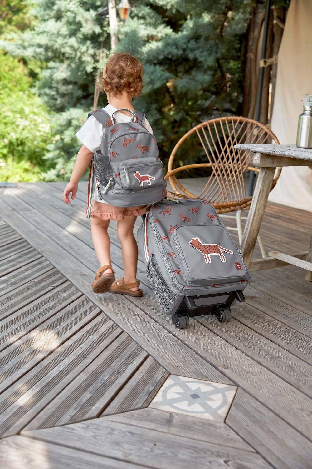 Lässig Kinderkoffer - Trolley, Safari Tiger 50% Rabatt mit kostenlosem Versand