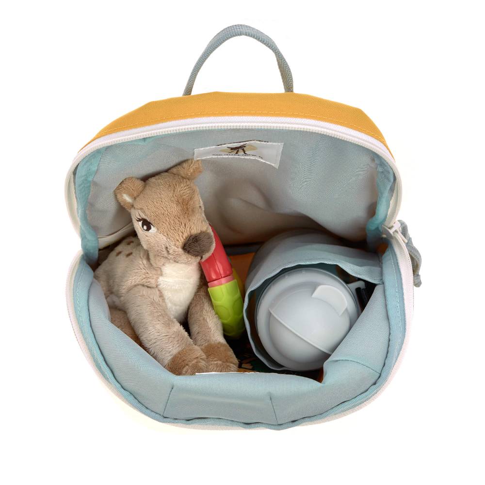 Lässig Kindergartenrucksack Tiny - Löwe, Gelb Auslauf