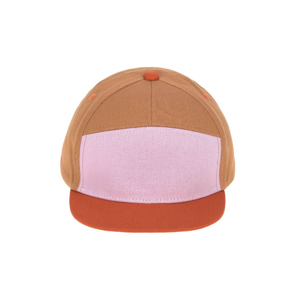 Lässig Kinder Cap - Little Gang, Rostrot Lila Orange Schlussverkauf