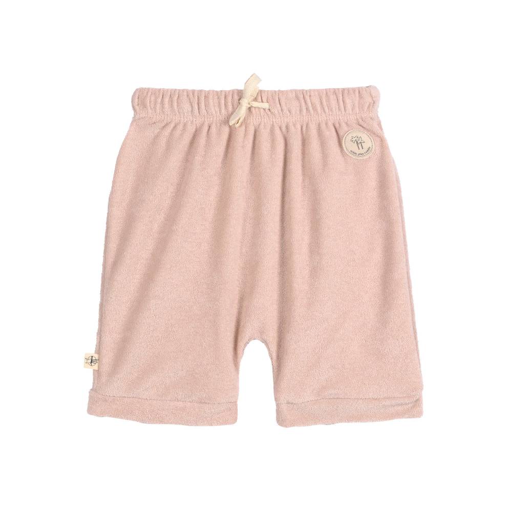 Lässig Frottee Shorts Kinder - Powder Pink, Rosa