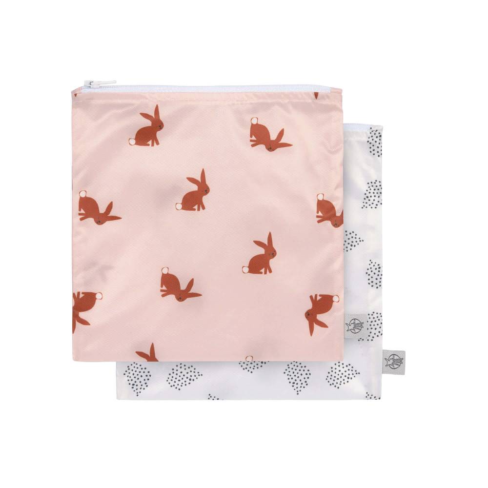 Lässig Frühstücksbeutel (2 Stk) - Snack Bag, Little Forest Hase Flash Sale