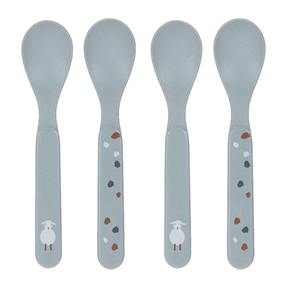 Lässig Kinderlöffel Set (4 Stk) - Tiny Farmer, Schaf