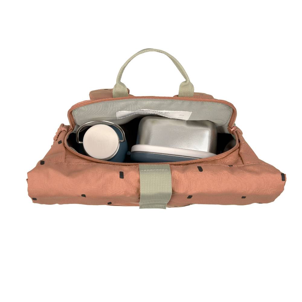 Lässig Kindergartenrucksack Rolltop - Happy Prints, Karamell Saisonale Angebote