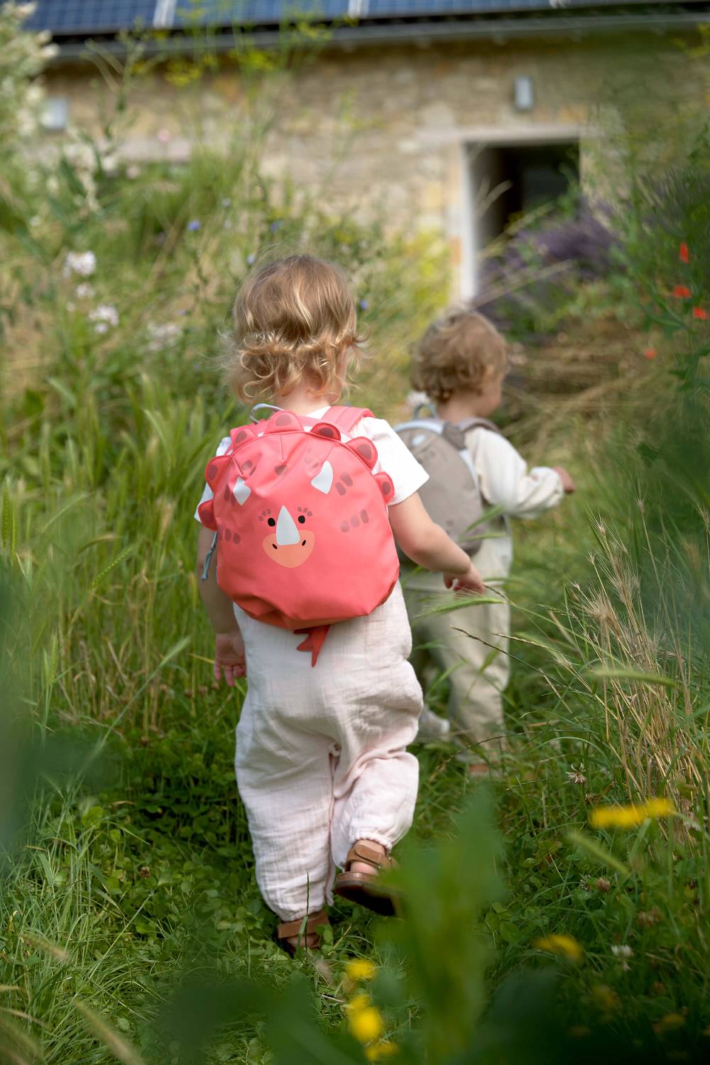 Lässig Kindergartenrucksack Tiny - Dino, Rosa VIP-Rabatte