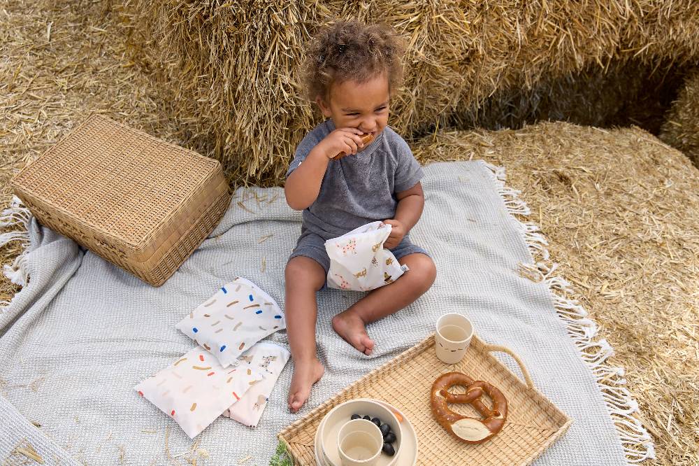 Lässig Frühstücksbeutel (2 Stk) - Snack Bag, Little Mateys Royal Blau JETZT KAUFEN