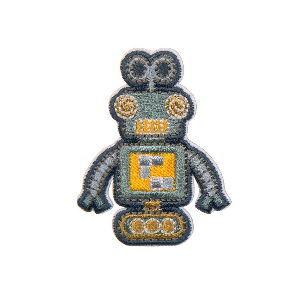 Lässig Textil-Sticker (3 Stk) - Schul Set Unique, Roboter Vierteljährliche Förderung