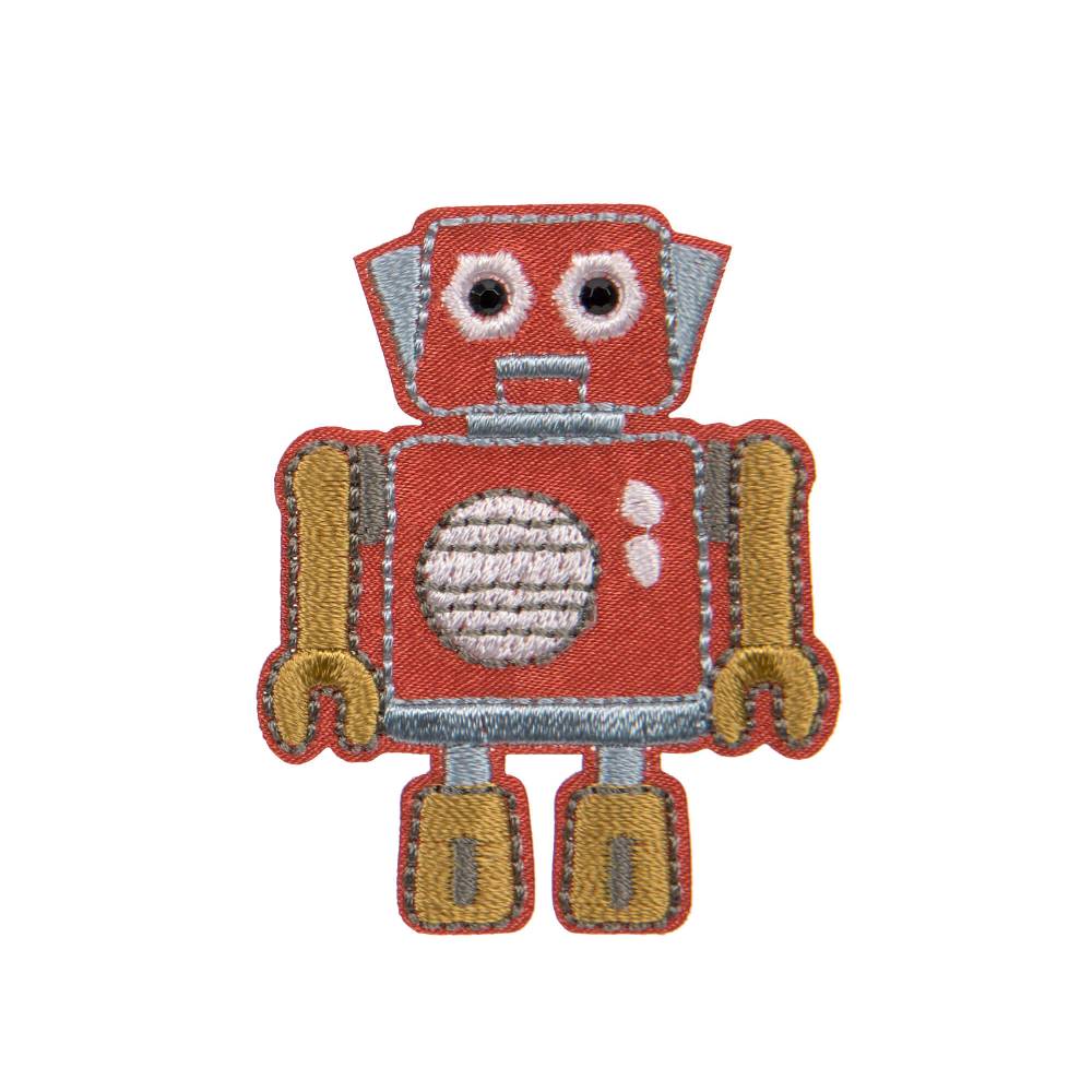 Lässig Textil-Sticker (3 Stk) - Schul Set Unique, Roboter Vierteljährliche Förderung