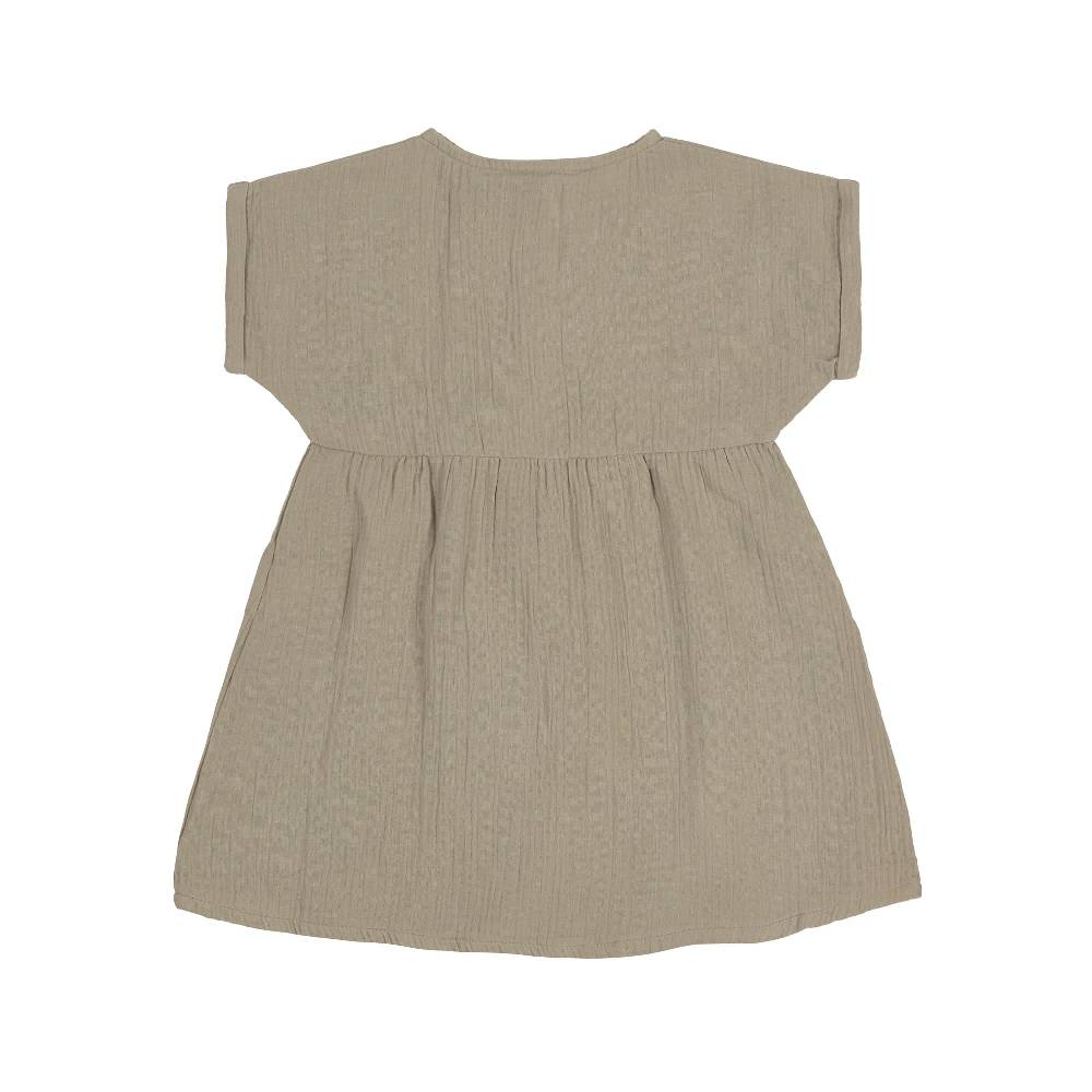 Lässig Kinderkleid - Bio Baumwolle, Oliv Bis zu 55% Rabatt