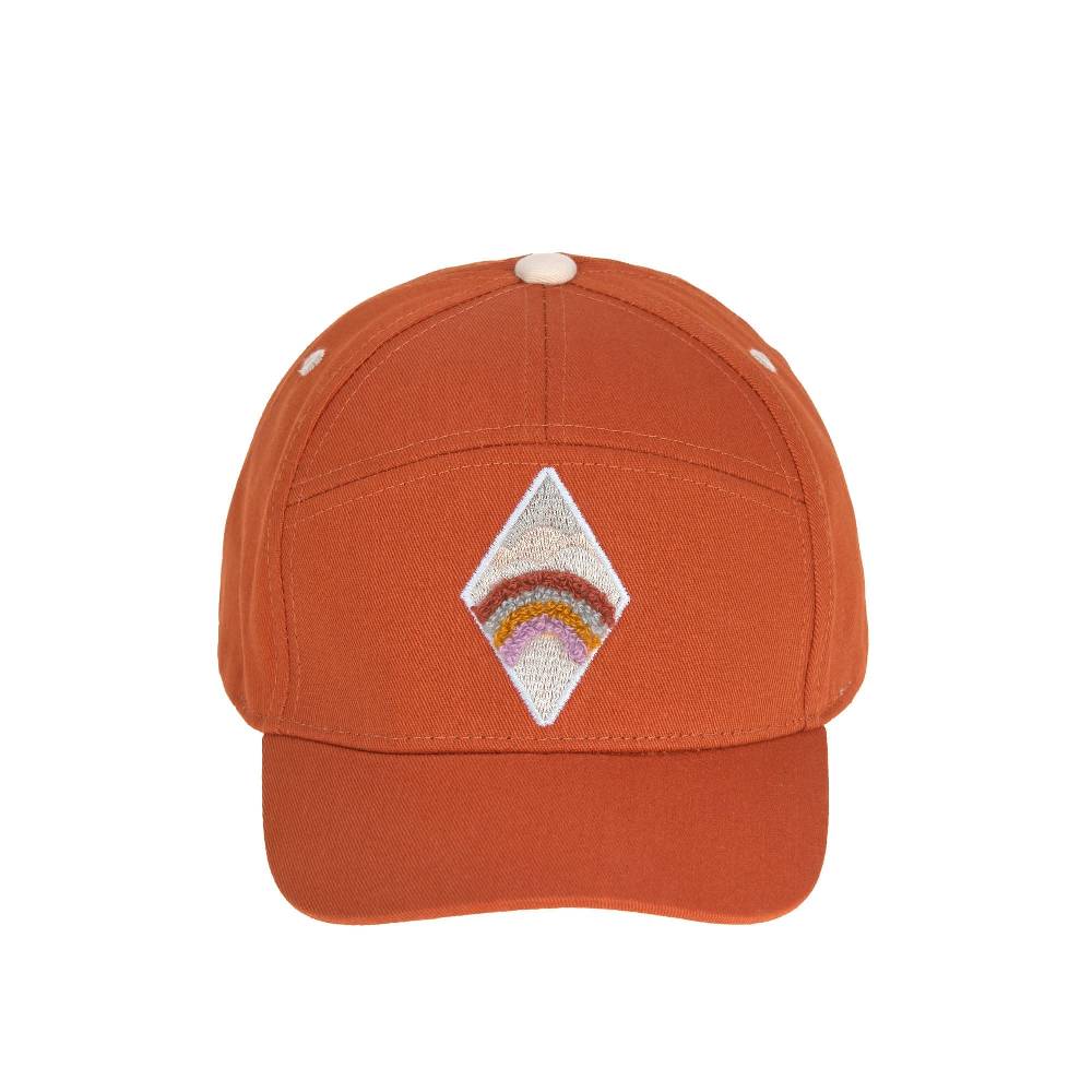 Lässig Basecap Kinder - Rainbow, Rostrot Im Verkauf