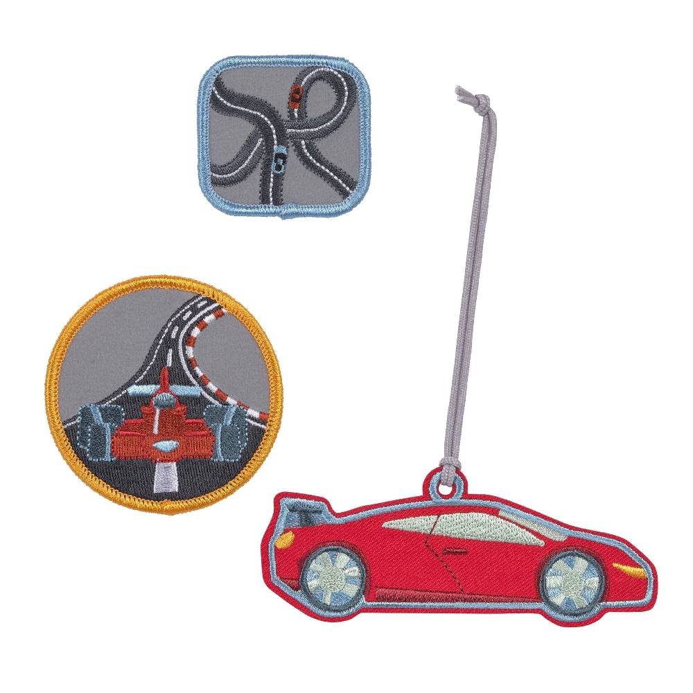 Lässig Anhänger & Patches - Schul Set Unique, Racecar