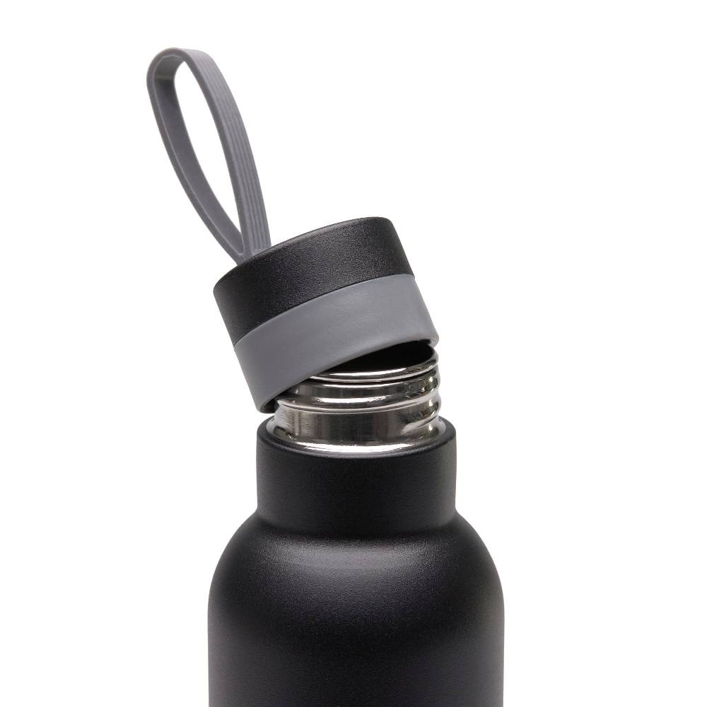 Lässig Edelstahl Trinkflasche - BOLD, Schwarz 2025