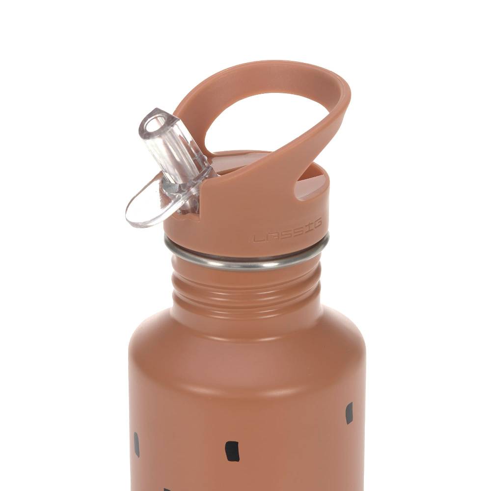 Lässig Edelstahl Kinder Trinkflasche - Happy Prints, Karamell Fabrikverkauf