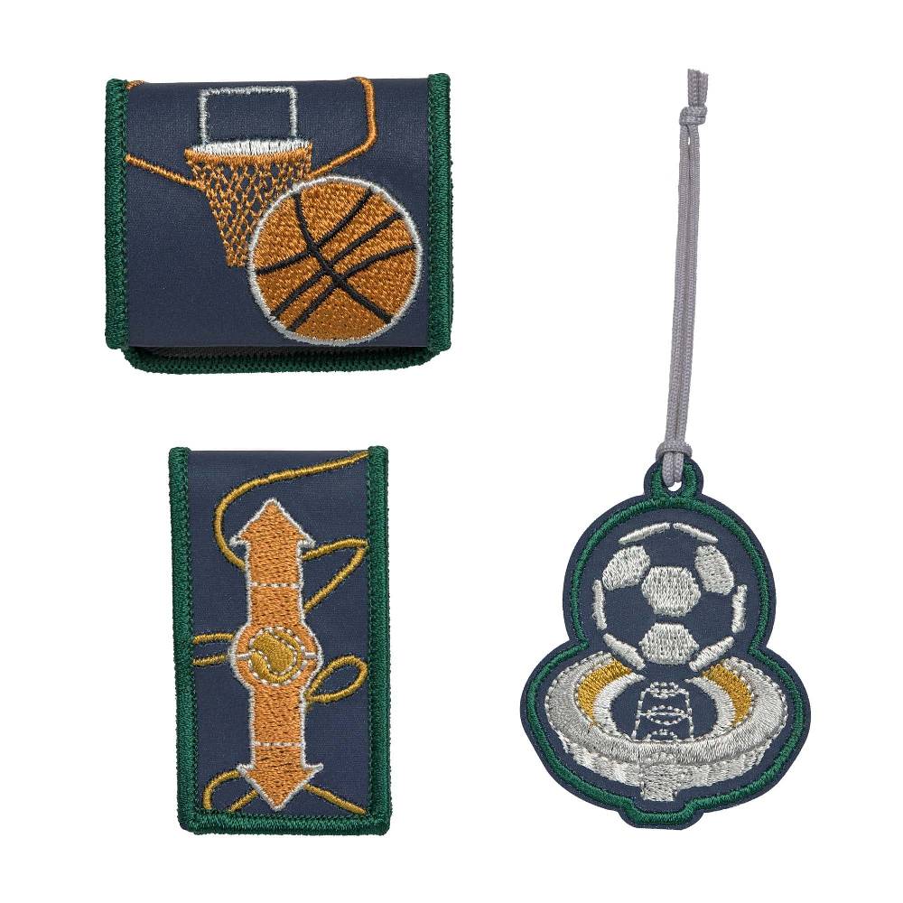 Lässig Anhänger & Patches - BOLD Match, Sport Meist gekauft