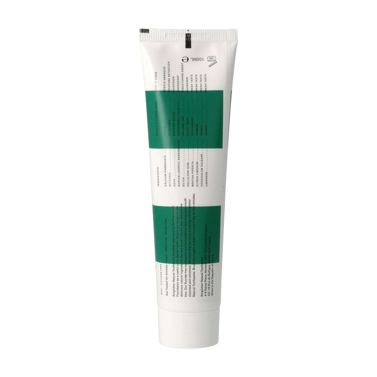 kingfisher Kingfisher Natural Toothpaste Mint Sonderangebot der Fabrik