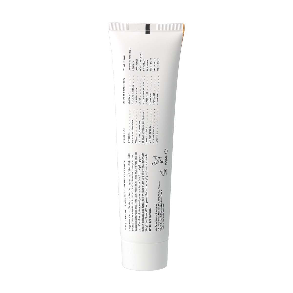 kingfisher Kingfisher Organic Toothpaste with Baking Soda for Whiter Teeth Fabrik Onlineshop