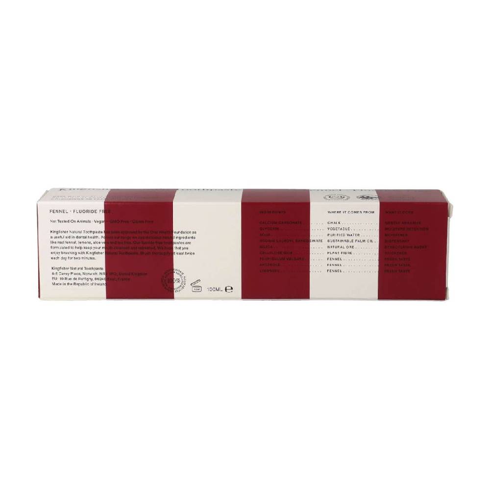 kingfisher KIngfisher Natural Toothpaste Fennel Rabatt