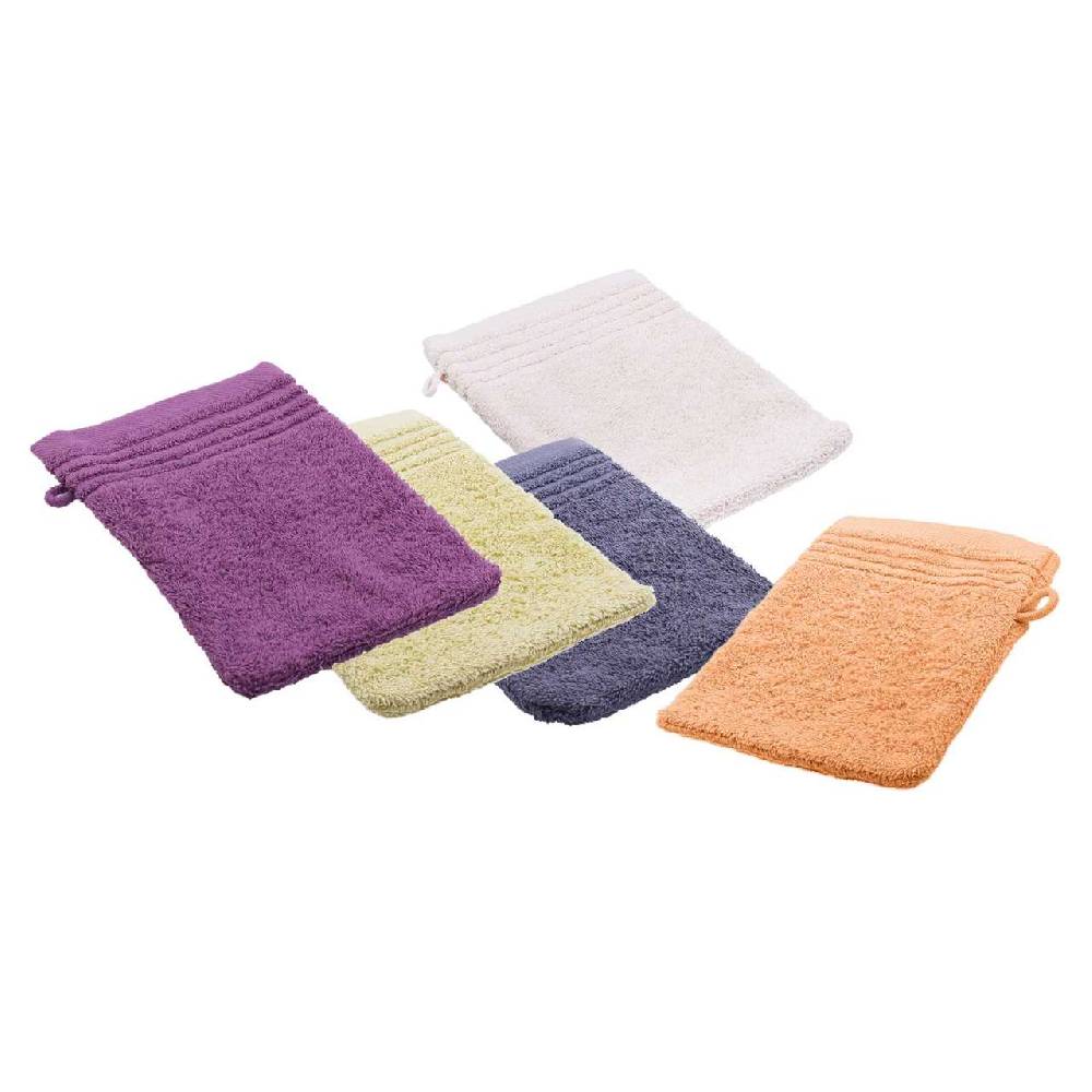 purenature Washing gloves cotton in fresh colours, 16 x 21 cm Cyber Monday