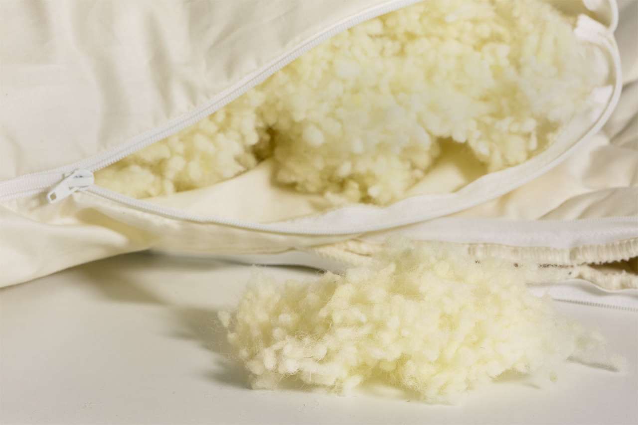 purenature PureNature sheep's wool pillow with elastic filling made of virgin sheep's wool JETZT KAUFEN