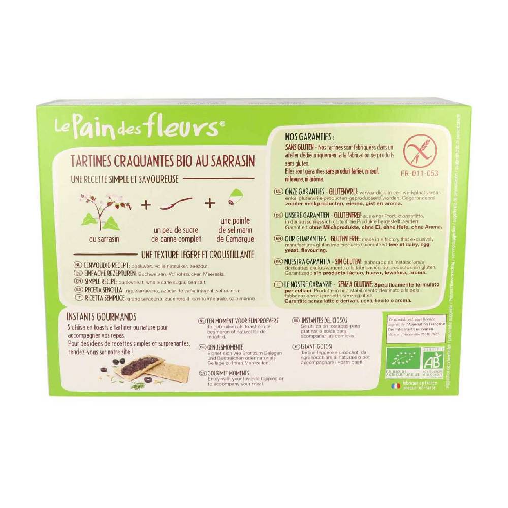 blumenbrot Flower bread buckwheat crispbread in the favourable bulk package Günstiger Verkauf