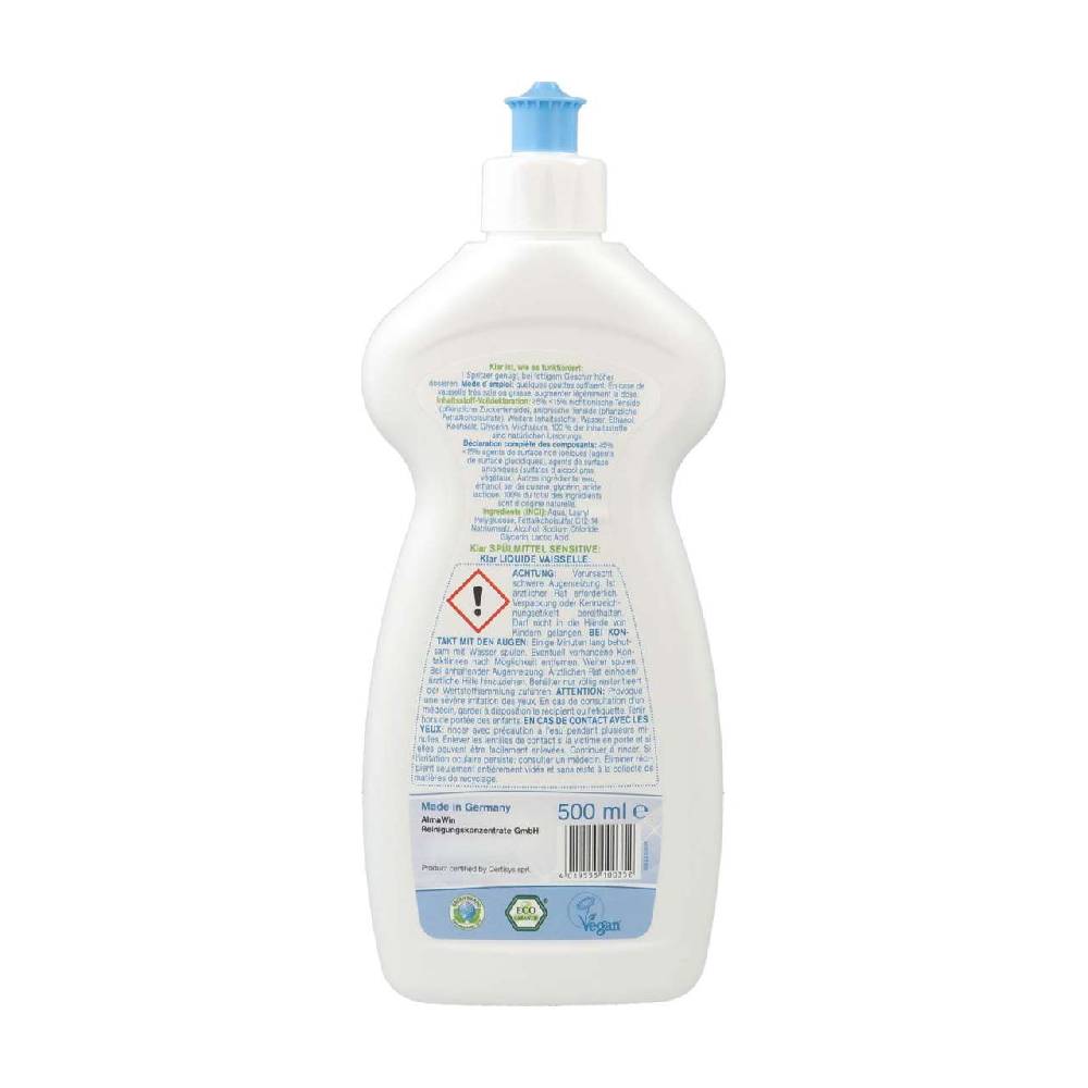 klar Klar Dishwashing Liquid Sensitive Jubiläumsangebot
