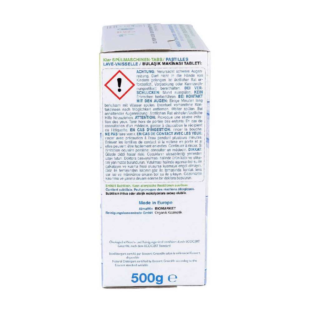 klar Dishwasher Bio-Tabs Lagerräumung