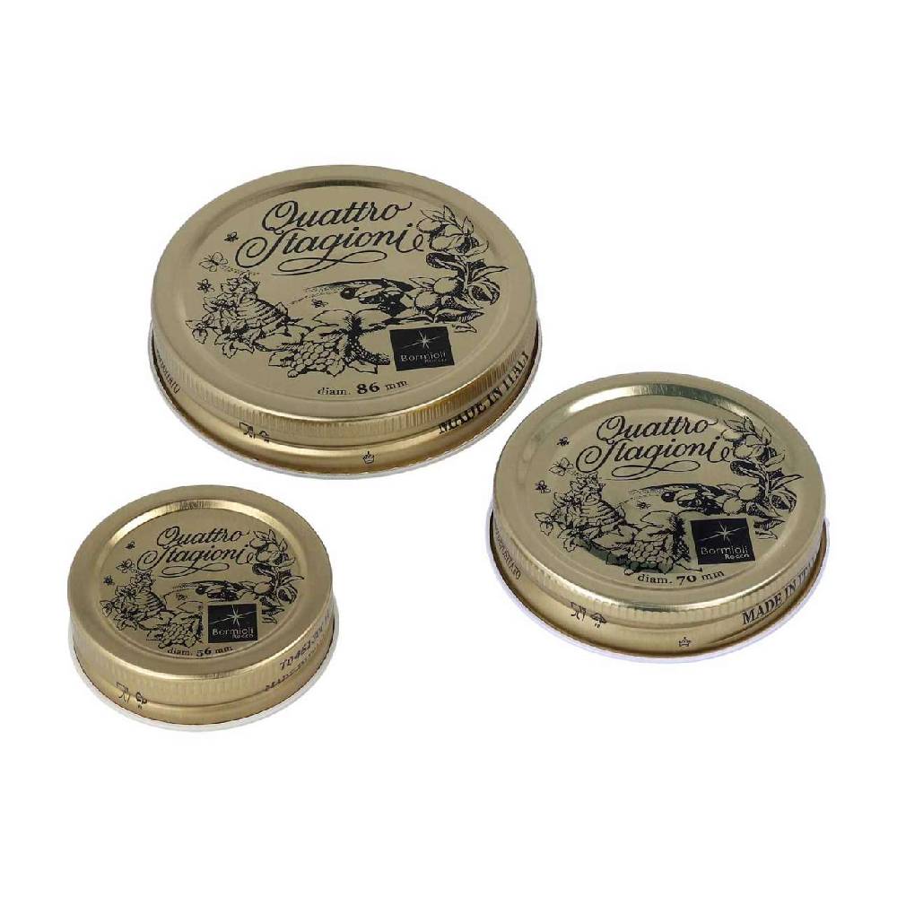 quattro-stagioni Spare Bottle and Glass Jar Lids for Quattro Stagioni in 3 Sizes Letzte 3 Tage