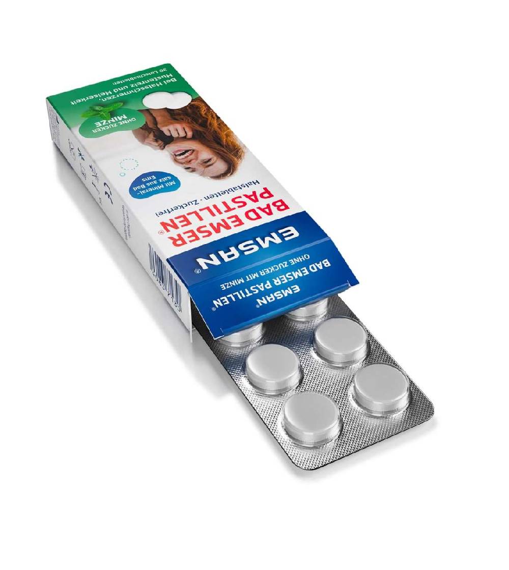 emsan Emcur ® Bad Emser Sugar-free Pastilles Letzte 2 Tage