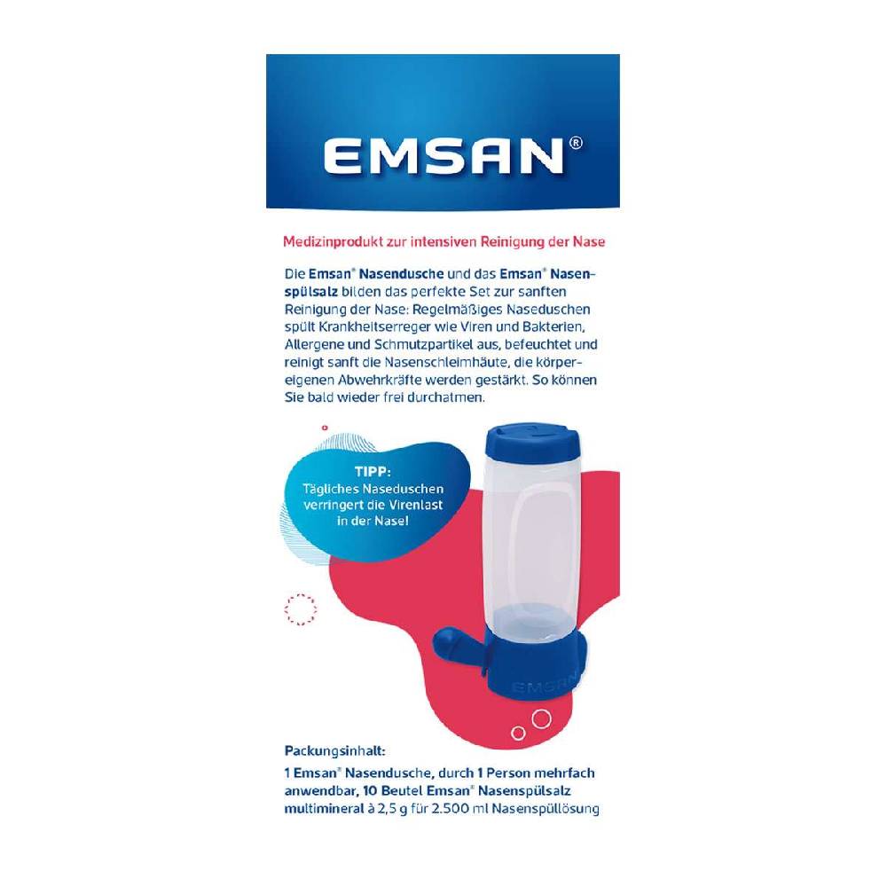 emsan Emcur ® Nasal Douche (Complete Set) Bis zu 60% Rabatt