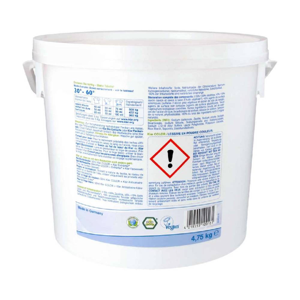 klar Basis Compact Color Laundry Detergent, perfume-free Nur noch ein Tag übrig