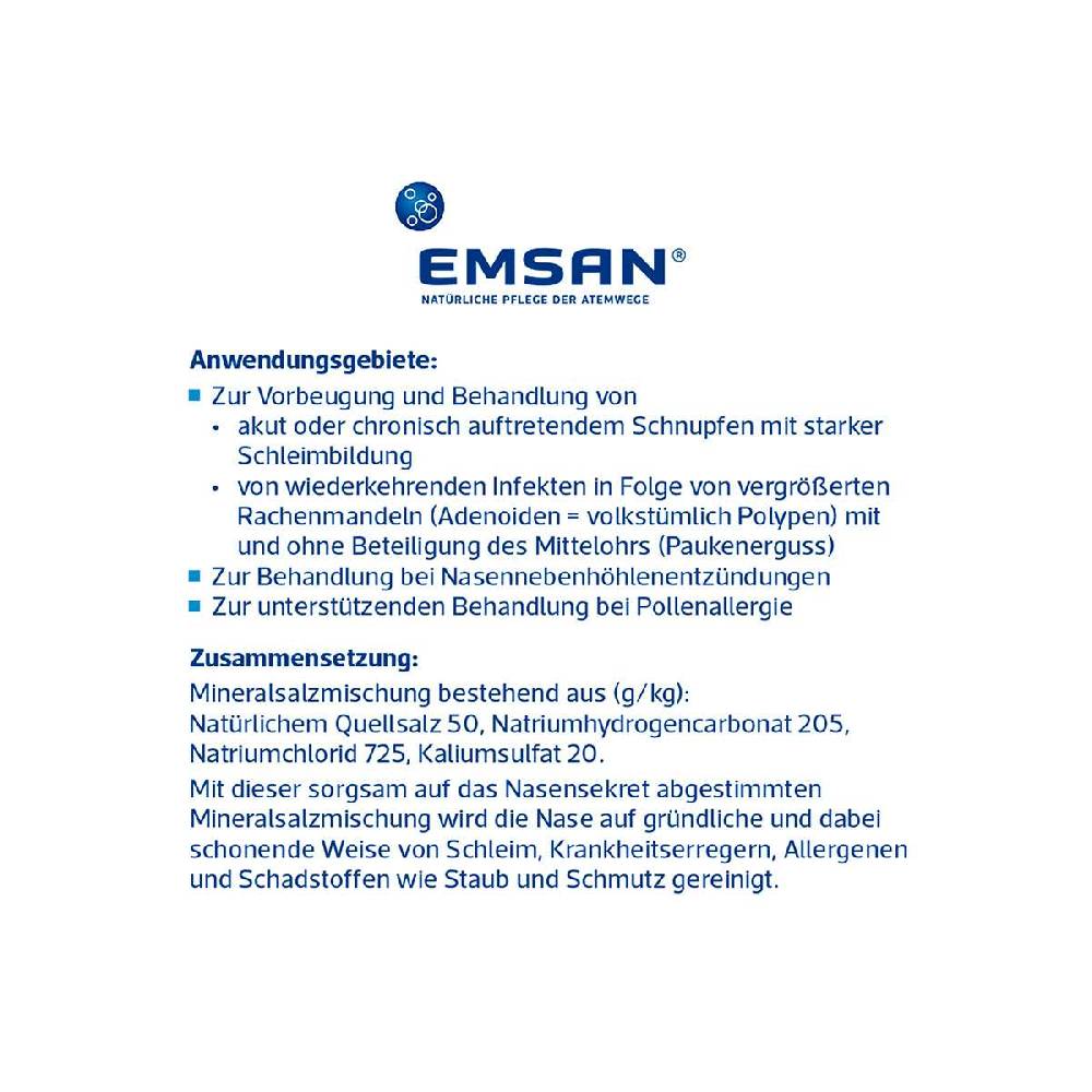 emsan Emsan Mineral Nasal Saline Rinse for Children - 20 Sachets Im Verkauf