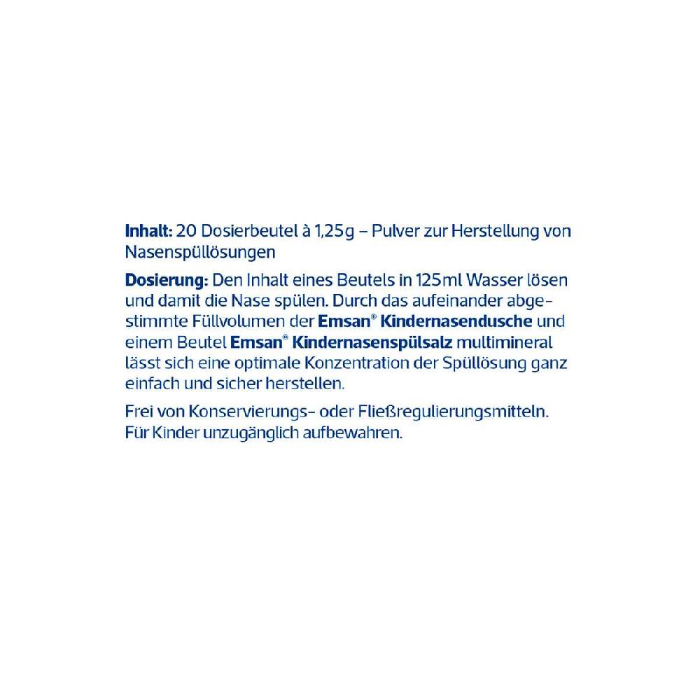 emsan Emsan Mineral Nasal Saline Rinse for Children - 20 Sachets Im Verkauf