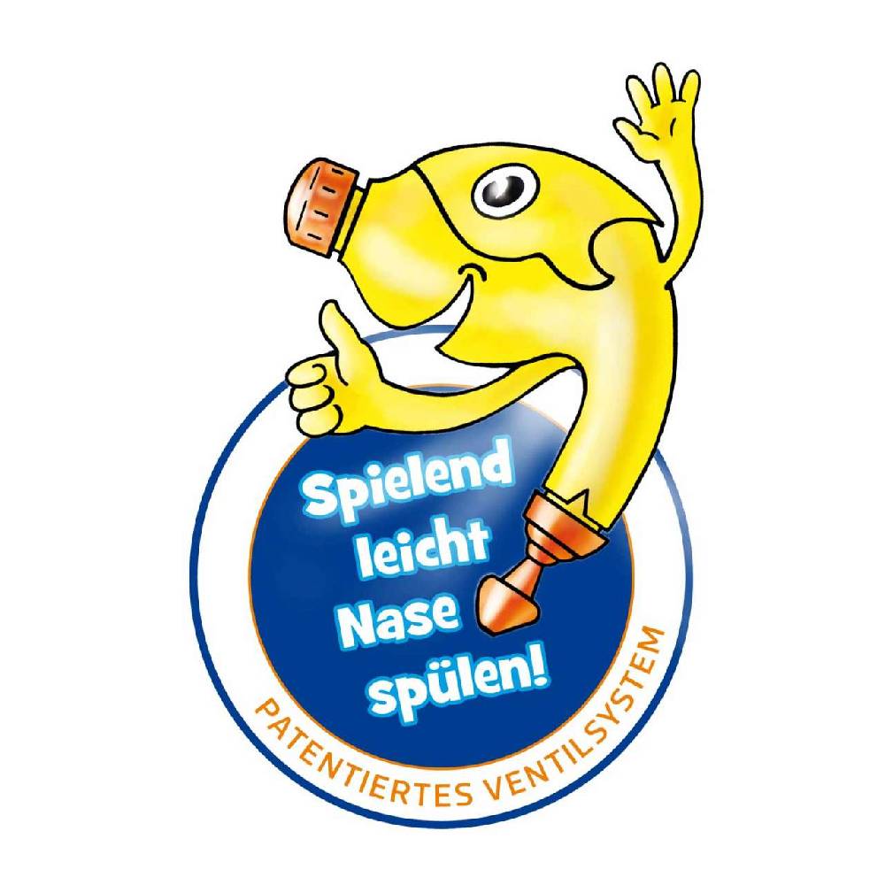 emsan Emcur Nose Flush for Children & 10 Sachets of Mineral Salt Schlussverkauf