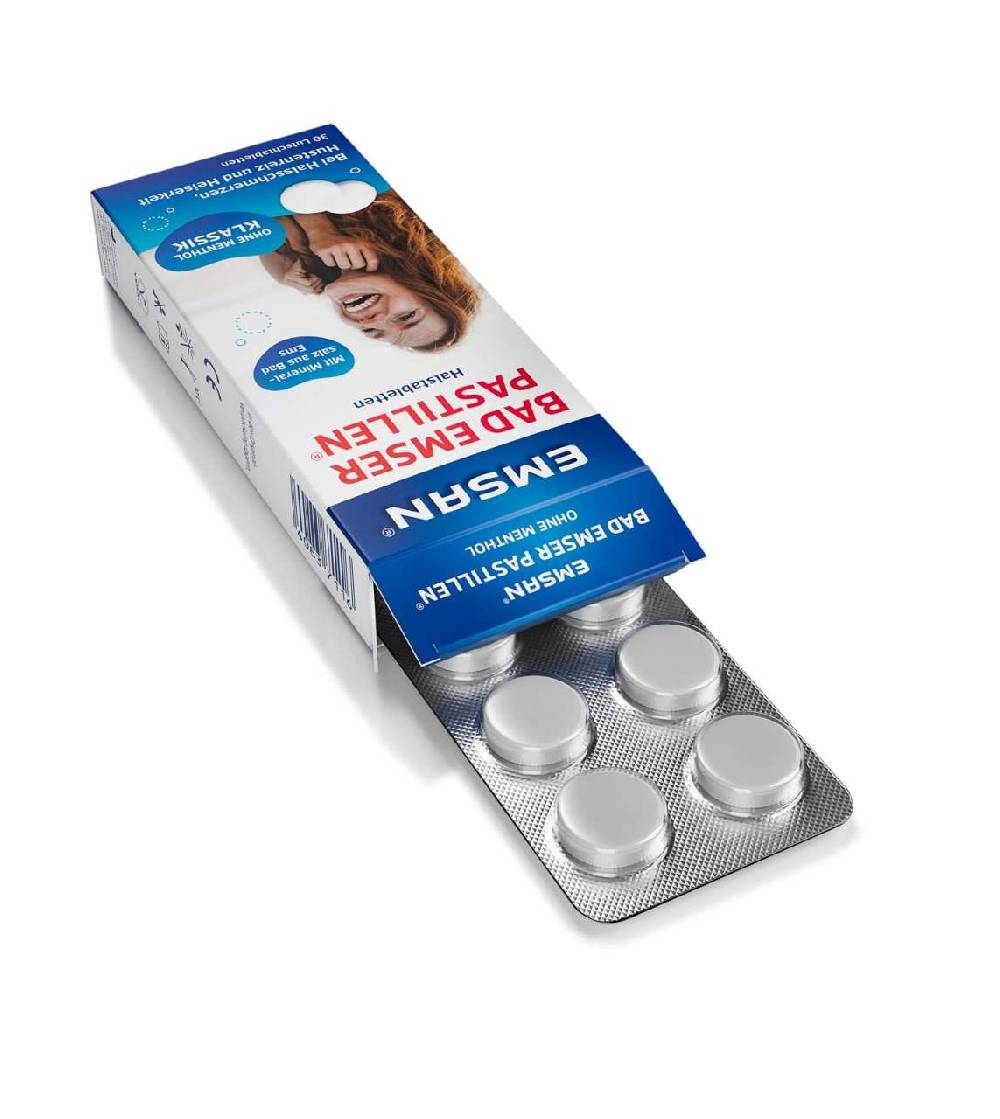 emsan Emcur ® Bad Emser Pastilles without Menthol Fabrik Onlineshop