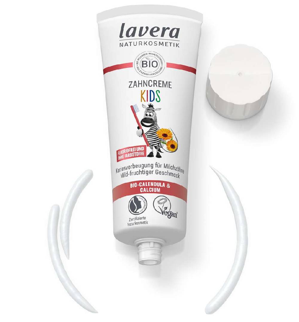 lavera Lavera Toothpaste for Children (strawberry/raspberry) Begrenzte Freigabe