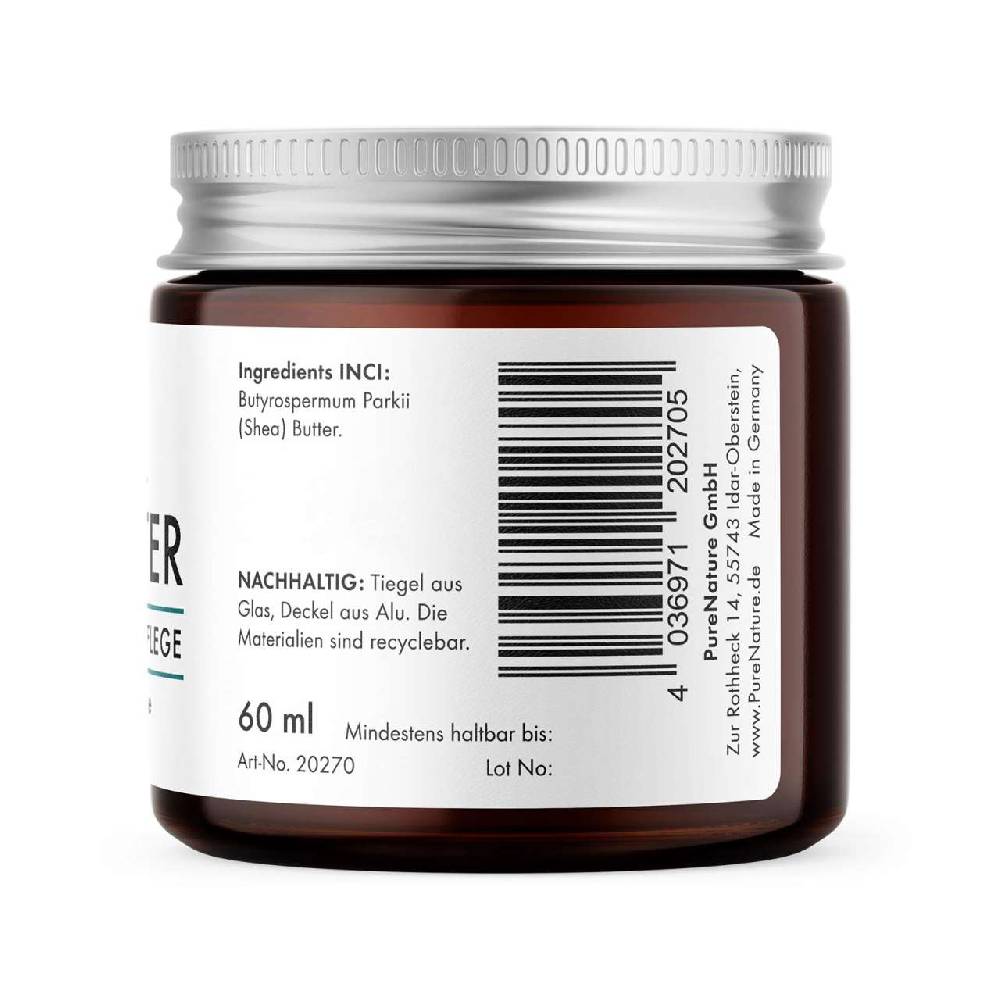 purenature PureNature Shea Butter Face Cream and Body Moisturiser unscented Super Sparpreis