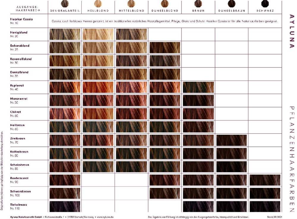 ayluna Ayluna plant hair color black - gentle, without ammonia zollfrei