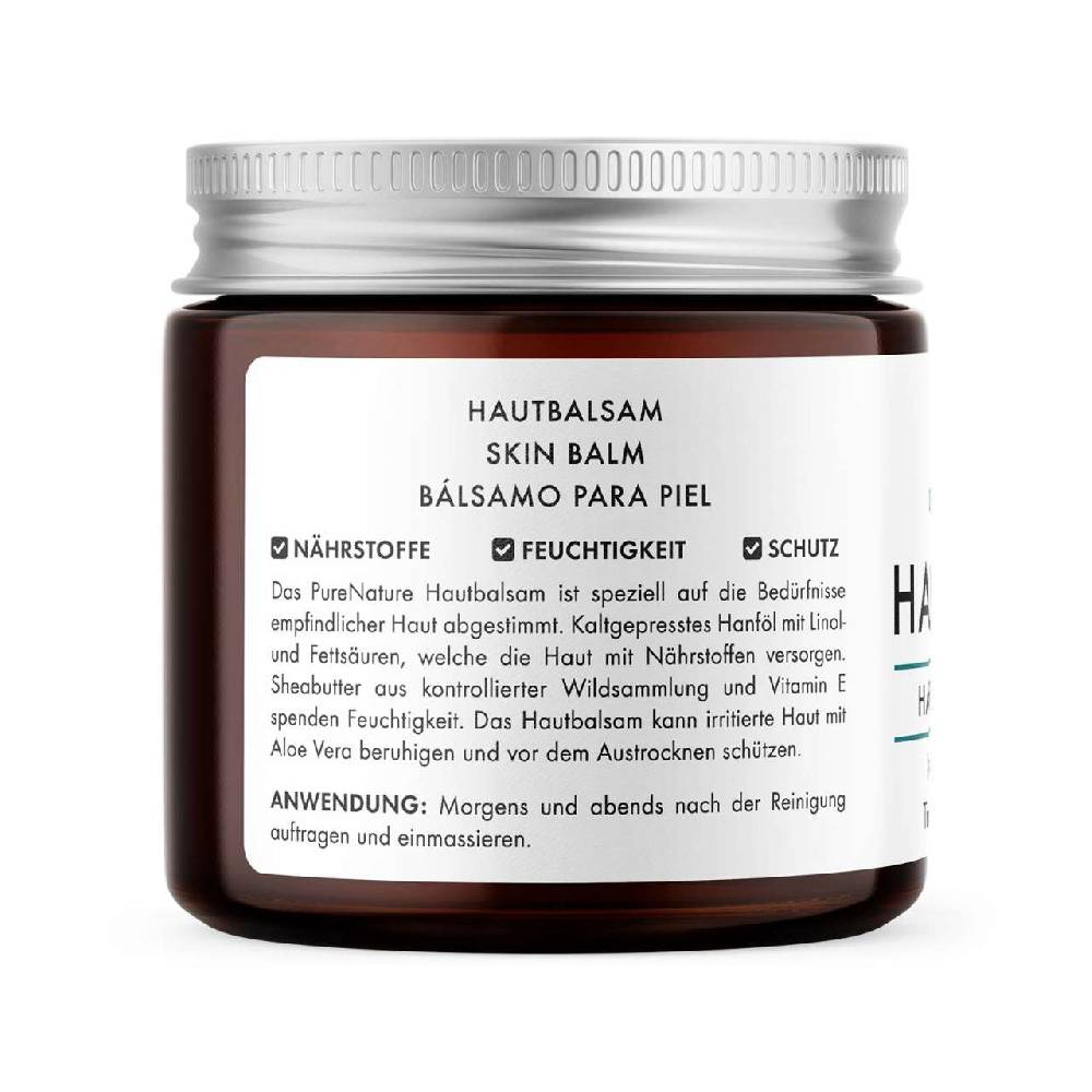 purenature PureNature Skin Balm with Hemp Oil, Shea Butter & Aloe Vera 50% Rabatt für begrenzte Zeit
