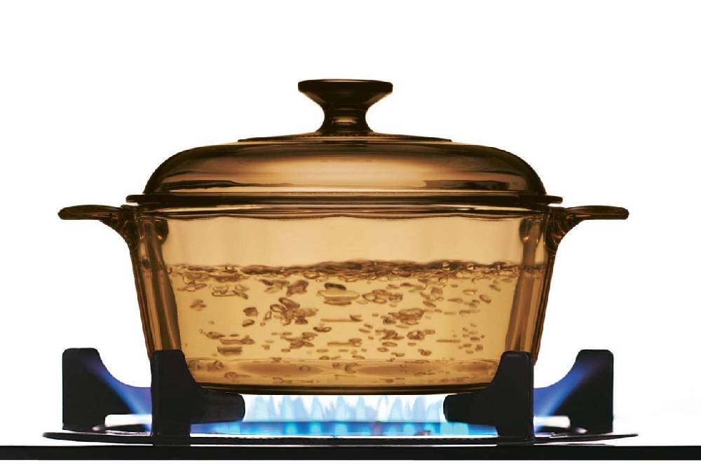 visions Visions Glass Casserole Dish with Lid & Airtight Plastic Cover Flash Sale