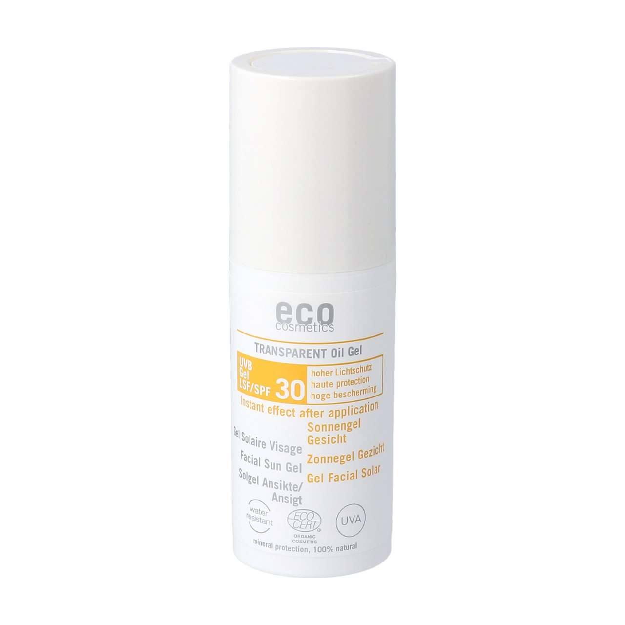 eco-cosmetics Eco Facial Sun Gel SPF 30 oil gel – mineral based sunscreen Exklusivangebot