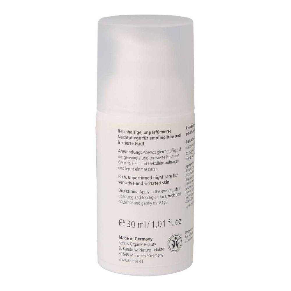 safeas Night Cream Olive Sensitive Saisonschlussverkauf