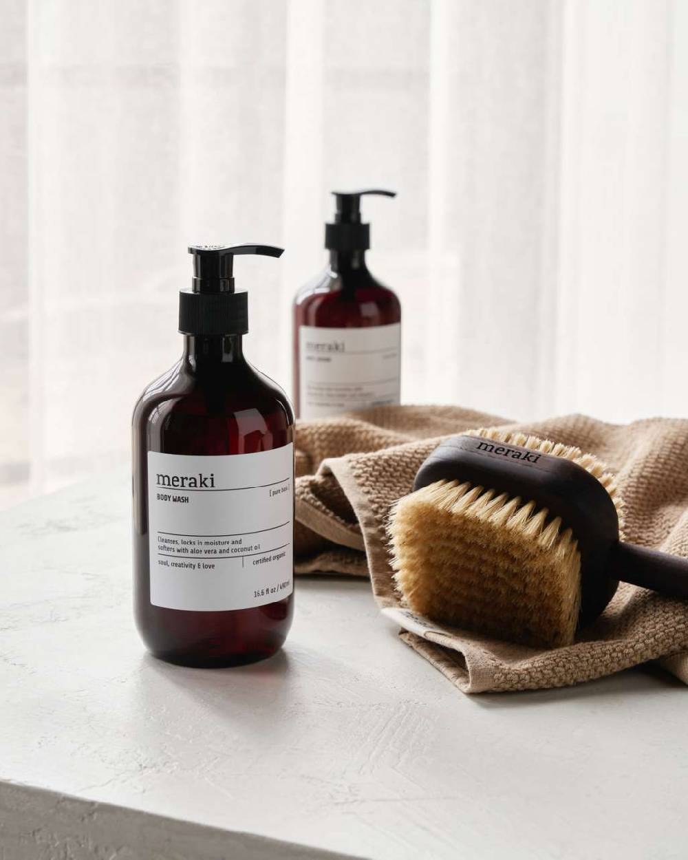 meraki Meraki Pure shower gel without palm oil for sensitive skin Großer Ausverkauf